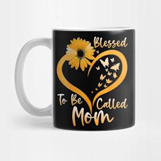 Blessed To Be Called Mom Mothers Day 2024 Sunflower Mug